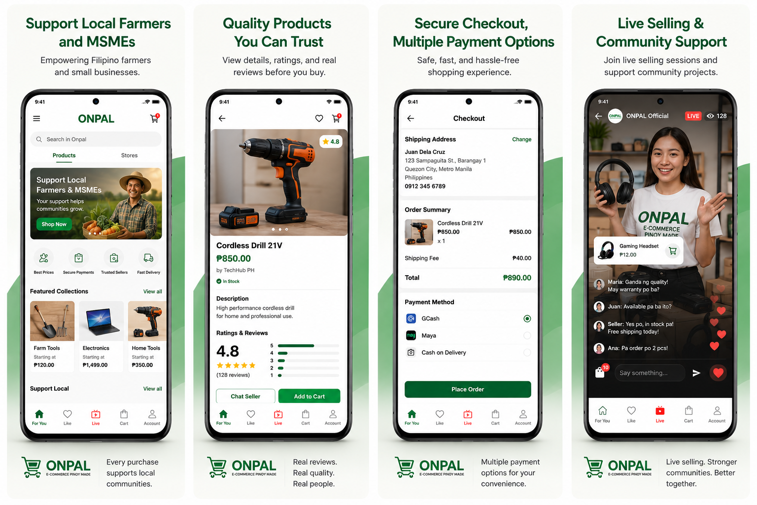 ONPAL Dark Theme Preview